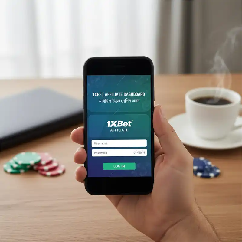 1xbet affiliate login mobile app access dashboard
